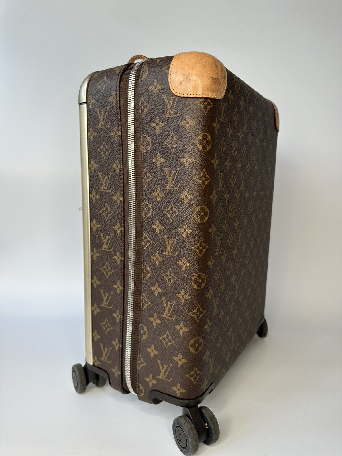 Louis Vuitton Horizon 50 Hand Luggage Carry On Case LV Monogram Brown & Beige