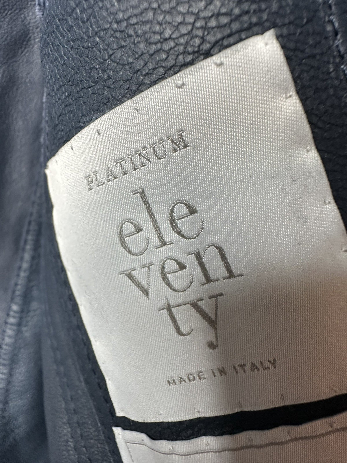Eleventy Suede Trucker Jacket Navy Small Mens RRP £1460