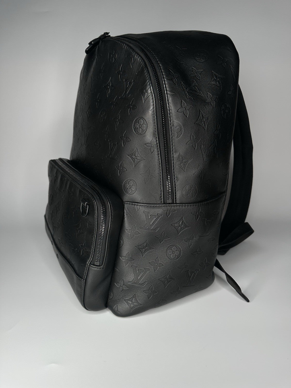 Louis Vuitton Racer Backpack Monogram Shadow Black Excellent Condition