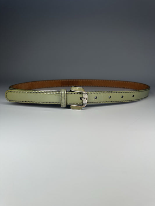 Dolce & Gabbana Pistachio Green Belt Womens 30 Inch / 75cm
