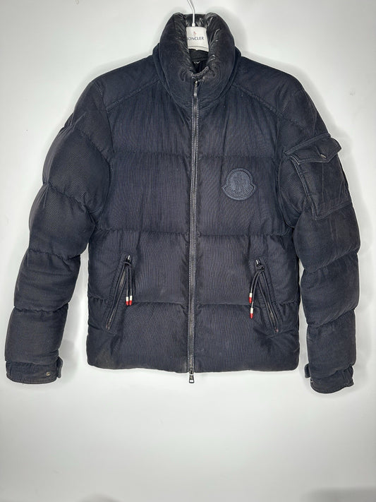 Moncler Frares Giubbotto Jacket Corduroy Navy Blue XS (1) Mens Rare