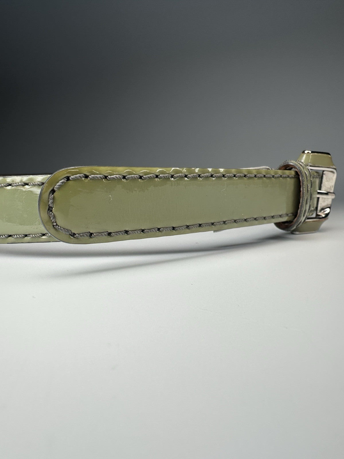 Dolce & Gabbana Pistachio Green Belt Womens 30 Inch / 75cm