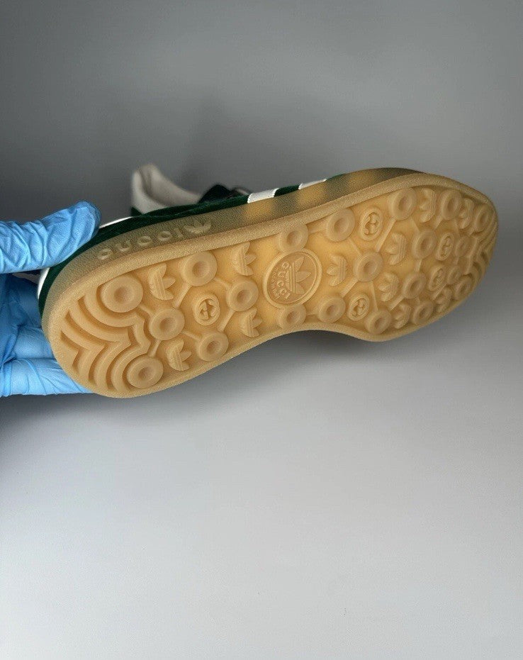 Gucci x Adidas Gazelle Men's sneakers Green UK6 US6.5 Deadstock