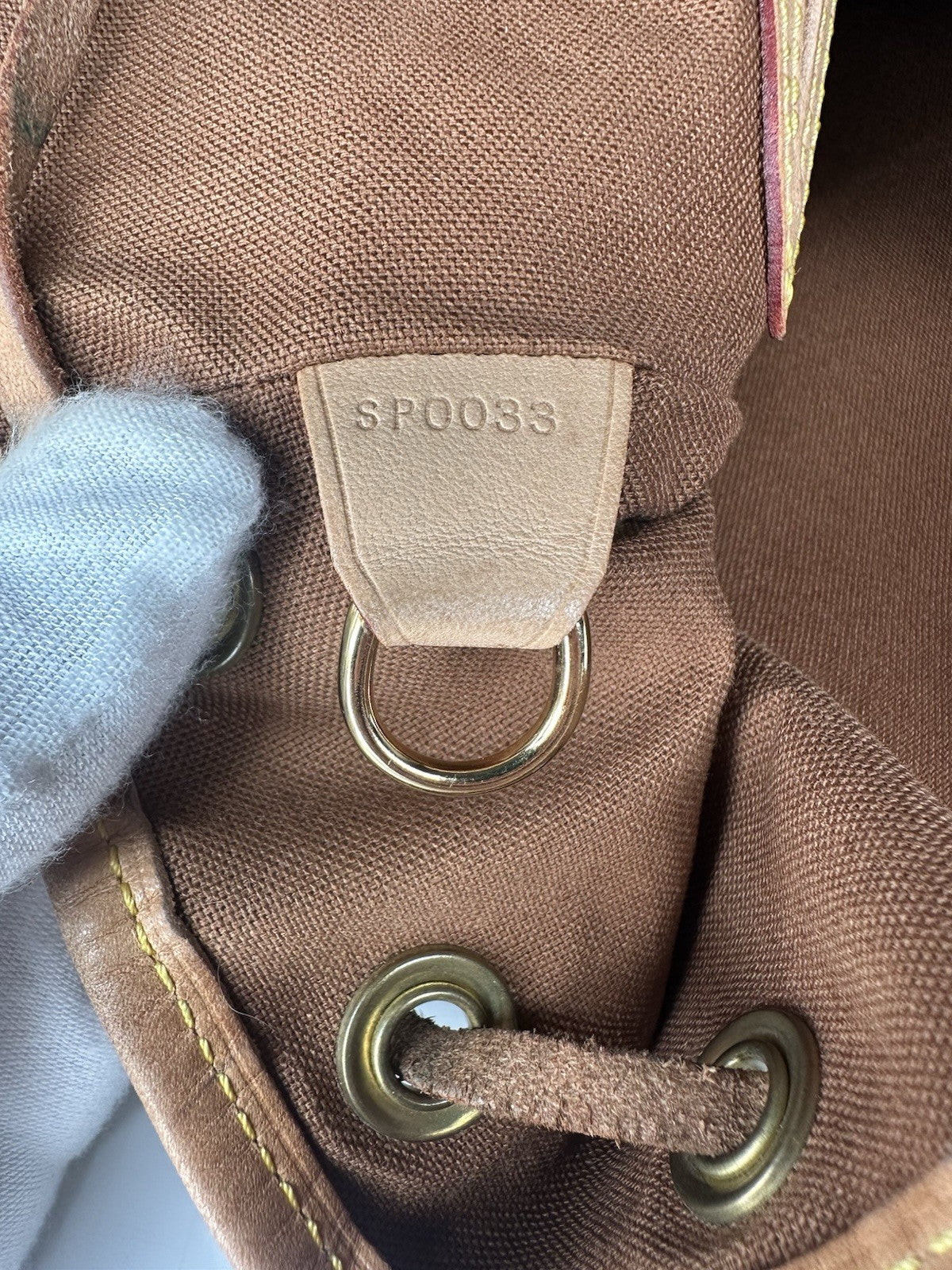 Louis Vuitton Montsouris PM Rucksack Backpack Monogram March 2003 M51136