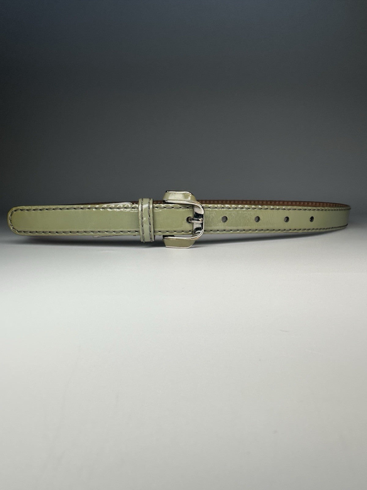 Dolce & Gabbana Pistachio Green Belt Womens 30 Inch / 75cm