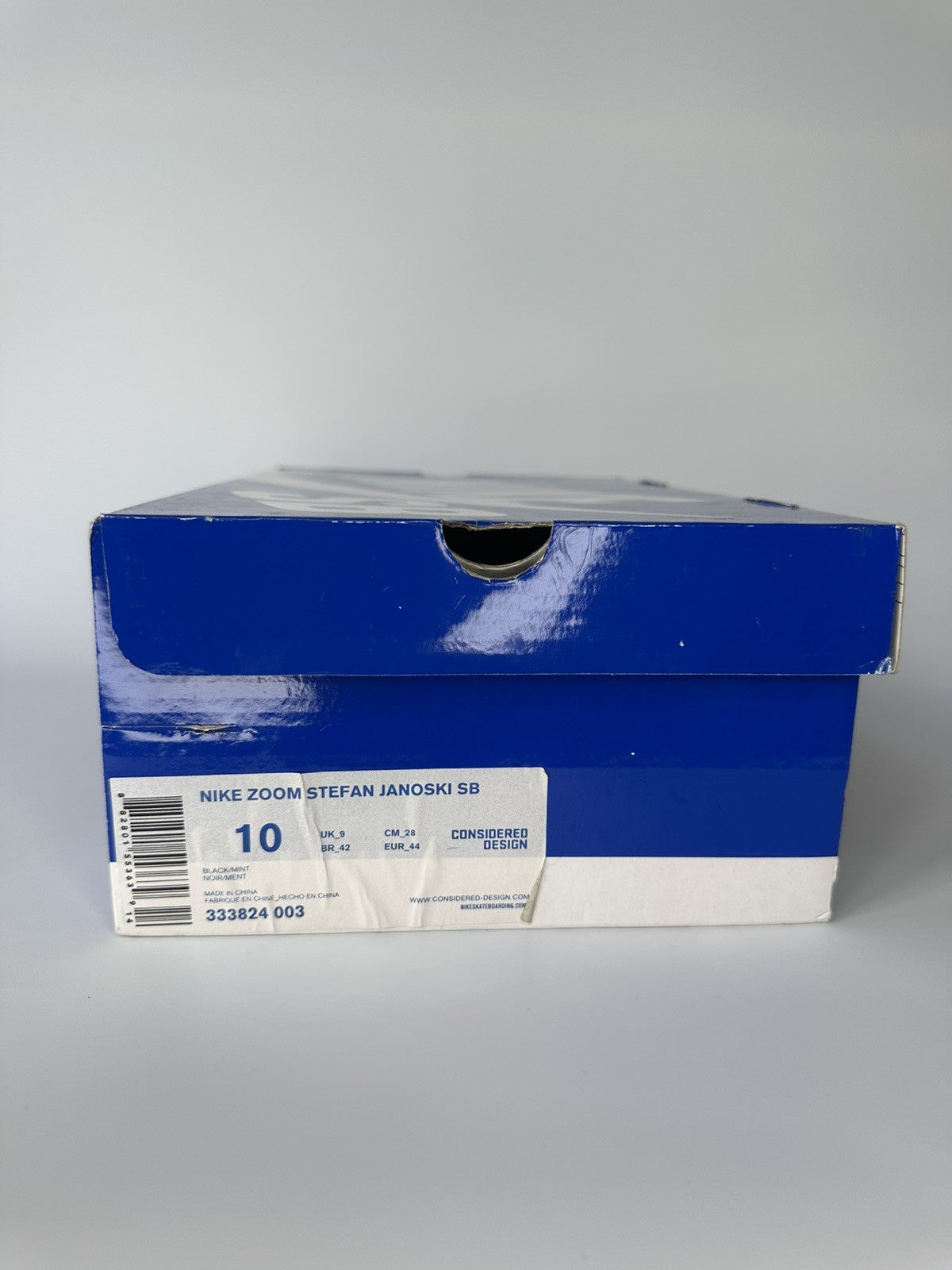 Nike Stefan Janoski Tiffany Blue Box First Released UK9 EUR44 Suede Black / Mint