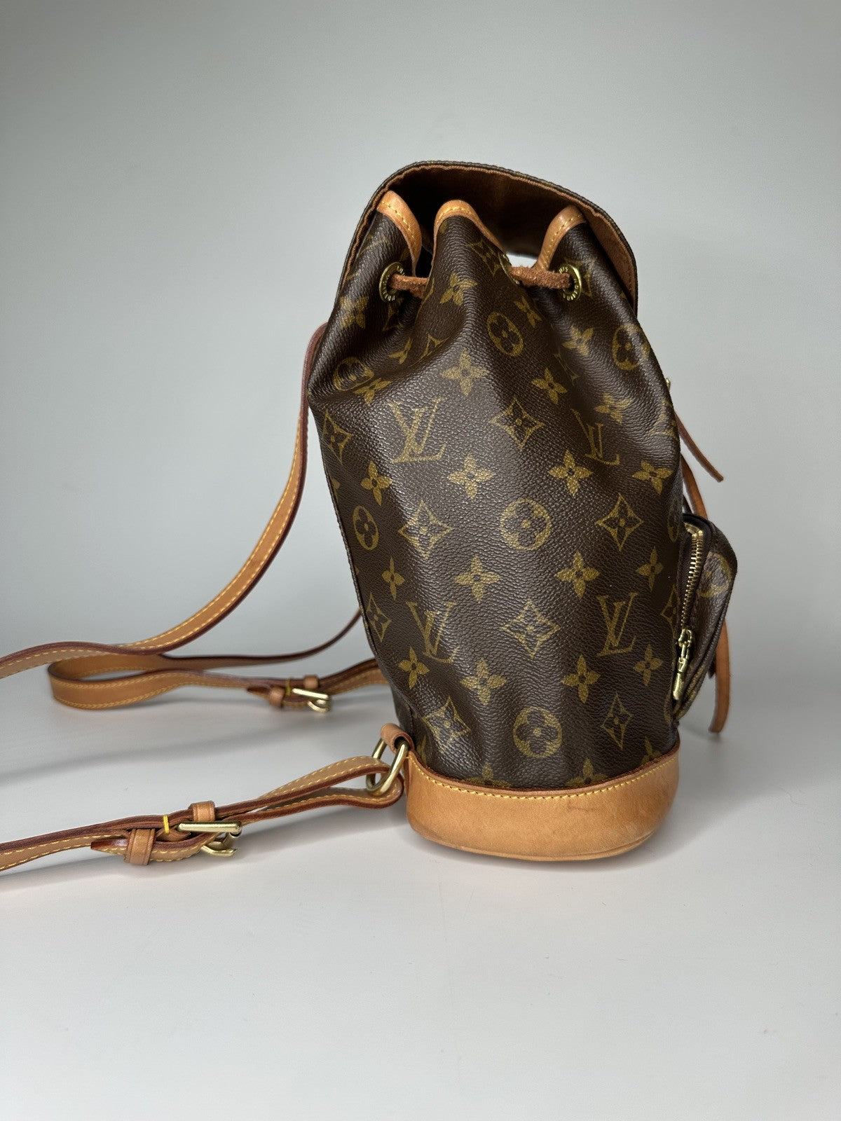 Louis Vuitton Montsouris (PM) Rucksack Backpack M51136 Monogram May 2000