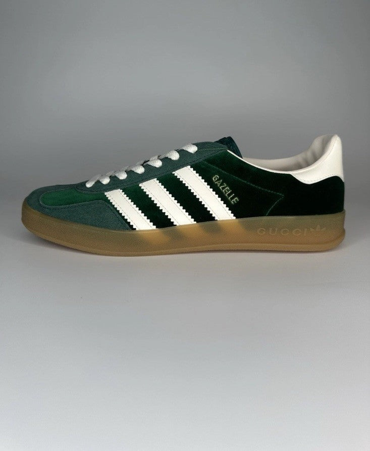 Gucci x Adidas Gazelle Men's sneakers Green UK6 US6.5 Deadstock