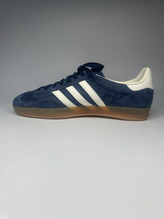 Adidas Gazelle Navy Blue / White / Gum Sole Suede UK9.5 Mens
