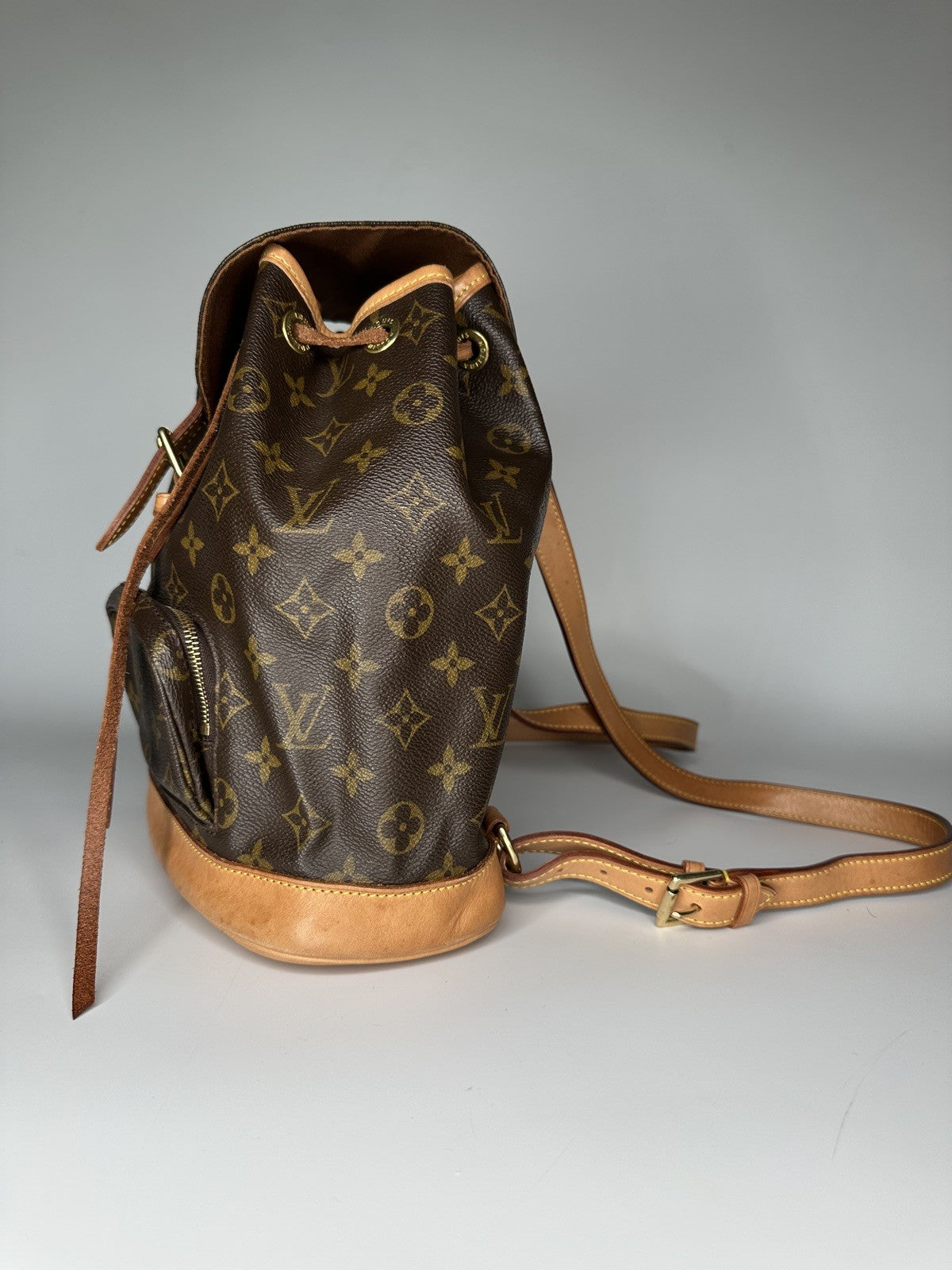 Louis Vuitton Montsouris (PM) Rucksack Backpack M51136 Monogram May 2000