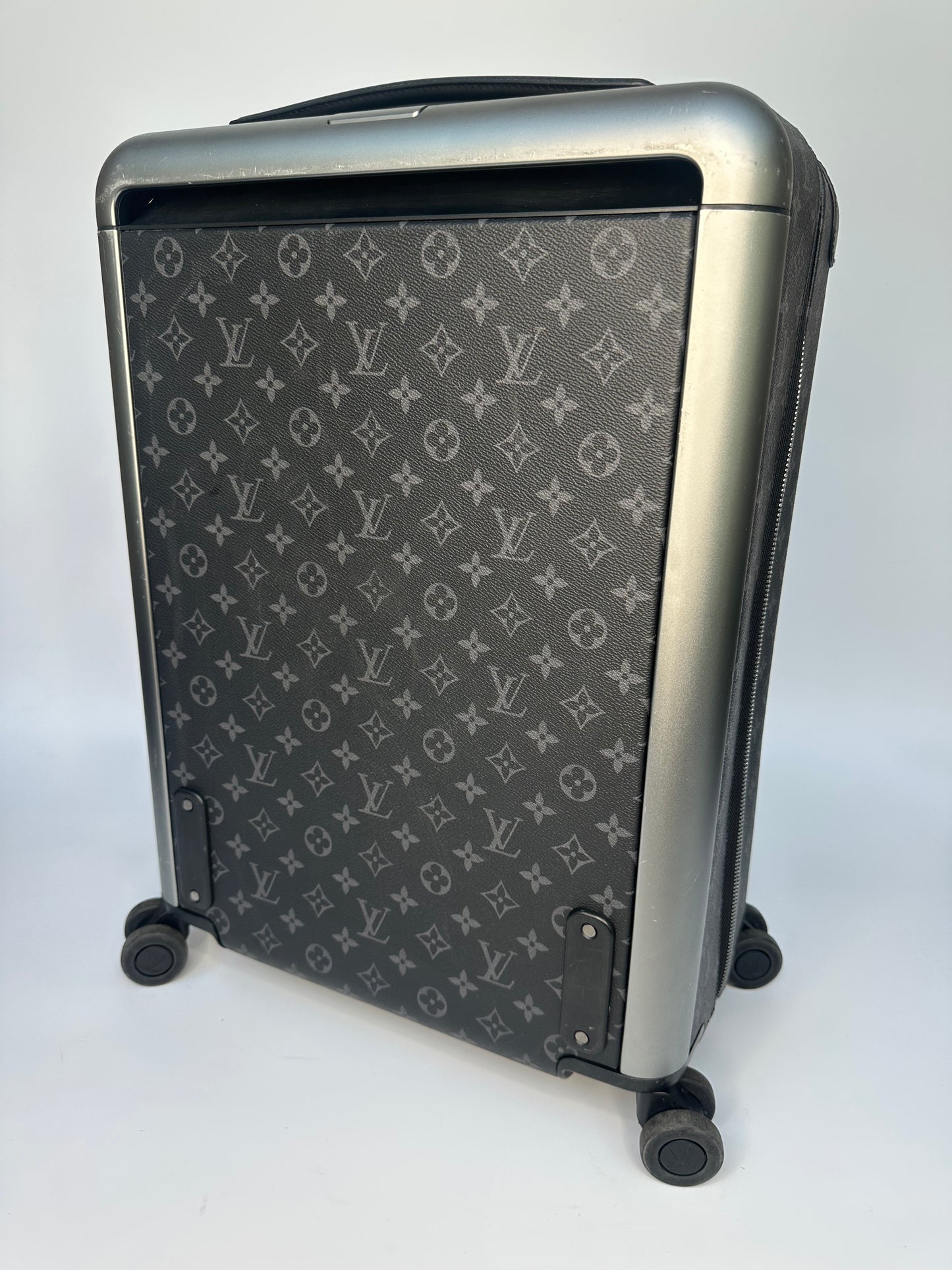 Louis Vuitton Horizon 55 Monogram Eclipse Suitcase Hand Luggage Carry-On Travel