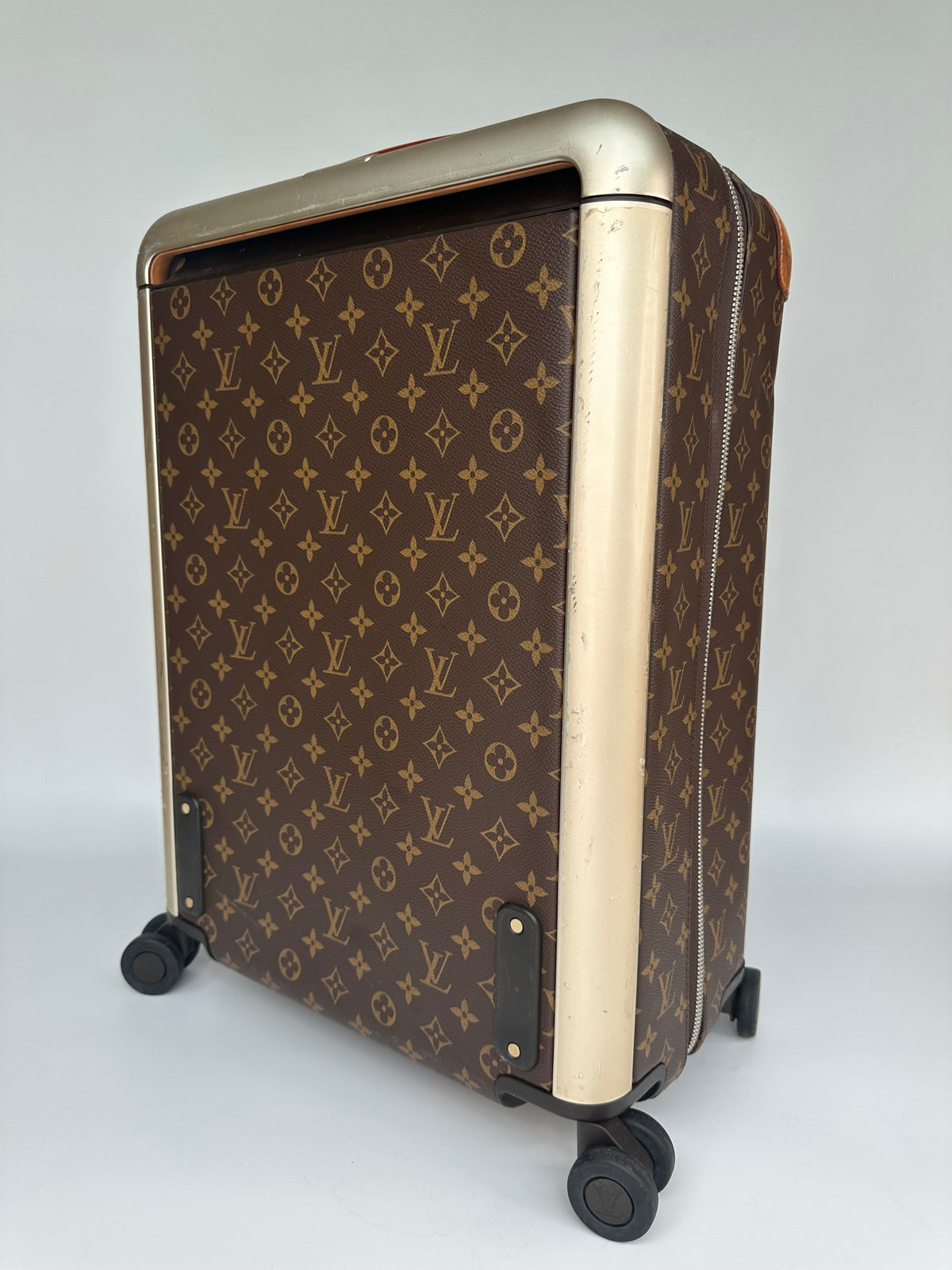 Louis Vuitton Horizon 55 Hand Luggage Carry On Case LV Monogram Brown & Beige (2)