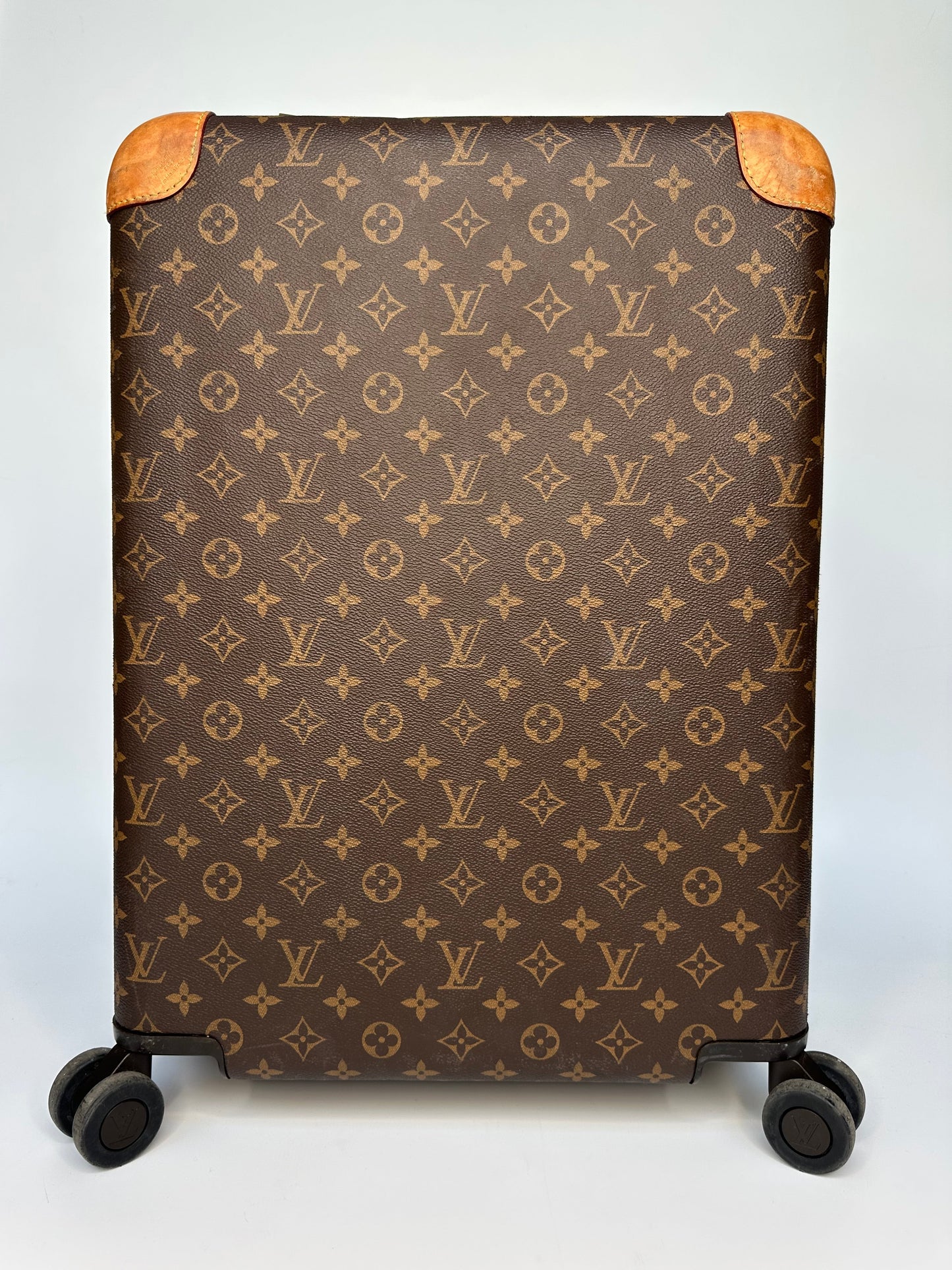 Louis Vuitton Horizon 55 Hand Luggage Carry On Case LV Monogram Brown & Beige