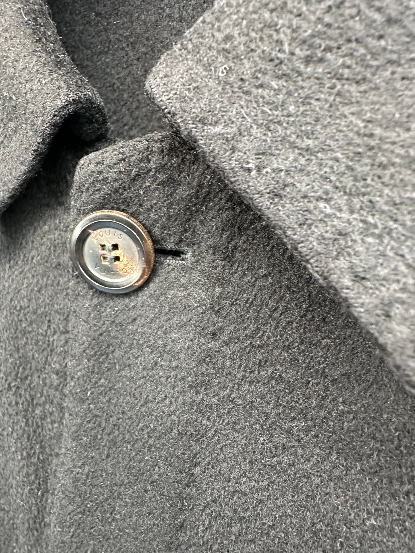 Louis Vuitton Cashmere Black Smart Casual Blouson Jacket