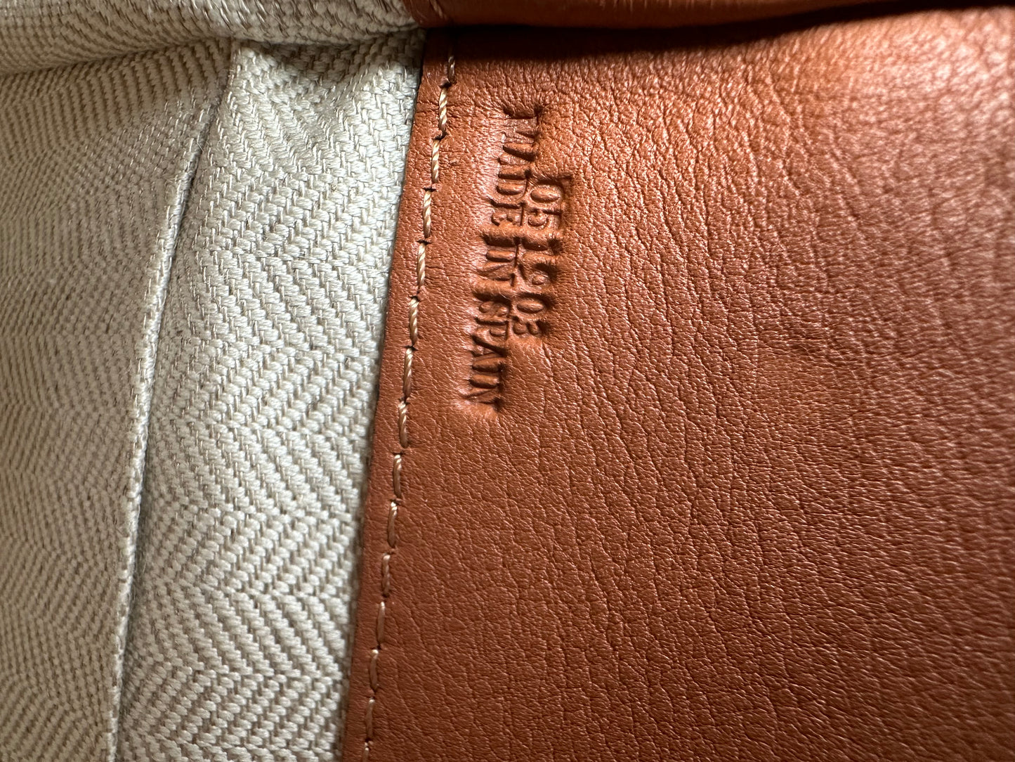 Loewe Hammock Leather Handbag Immaculate Condition Brown RRP £2085