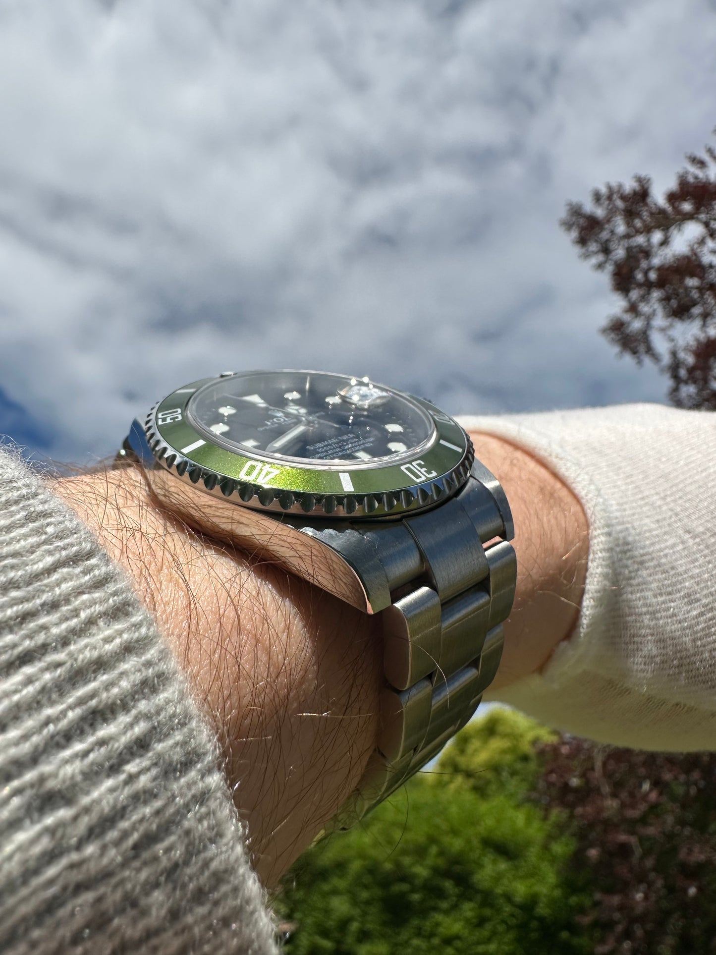 Rolex Submariner Date 16610V Kermit 50th Anniversary 2008 Full Set Unpolished