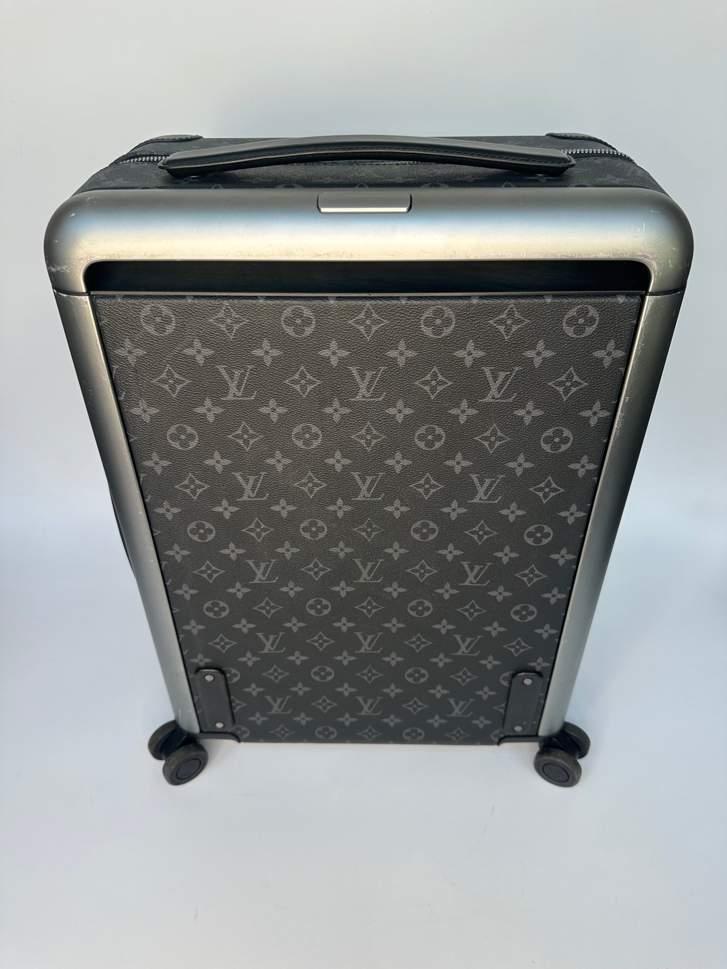 Louis Vuitton Horizon 55 Monogram Eclipse Suitcase Hand Luggage Carry-On Travel