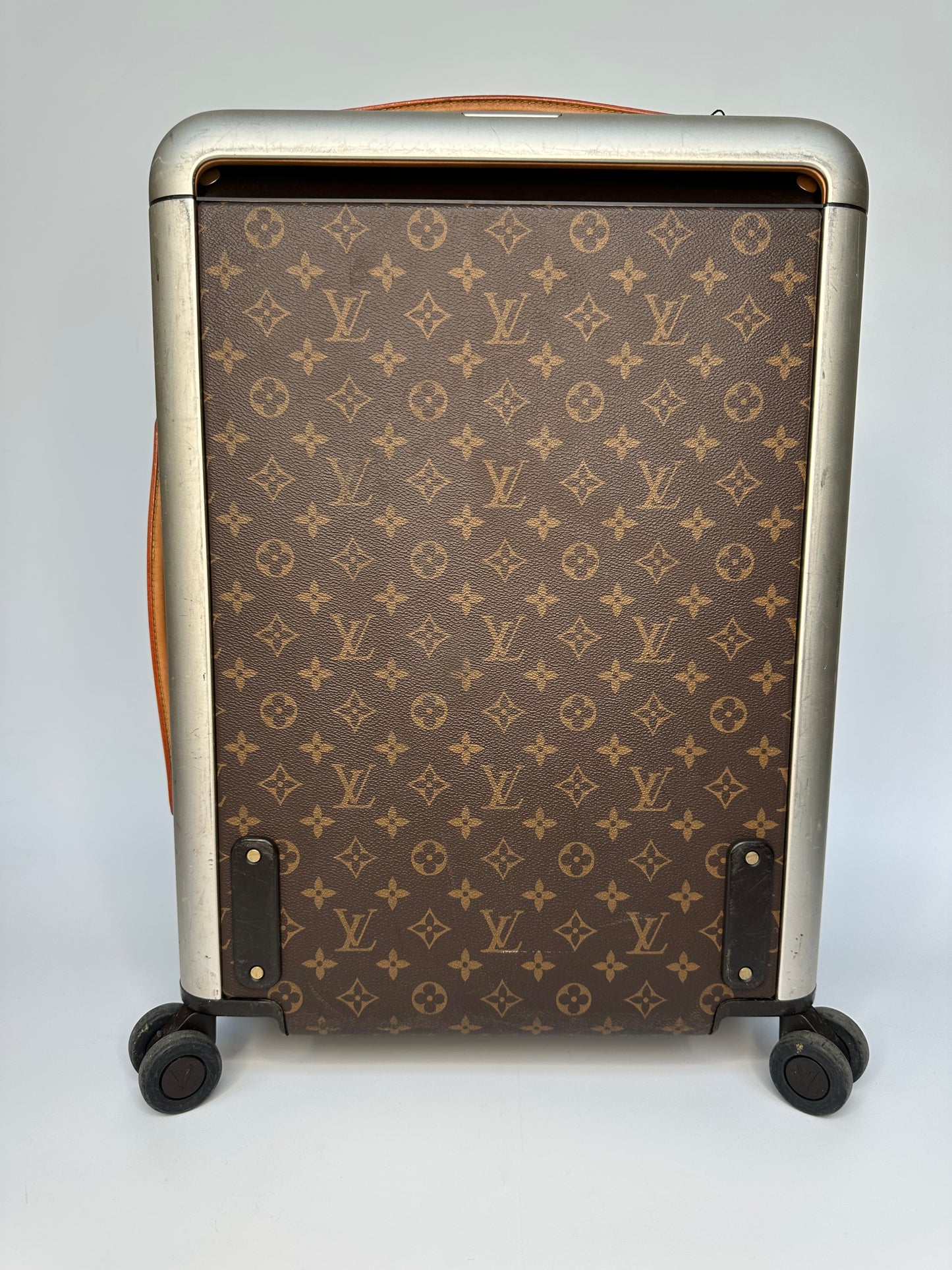Louis Vuitton Horizon 55 Hand Luggage Carry On Case LV Monogram Brown & Beige