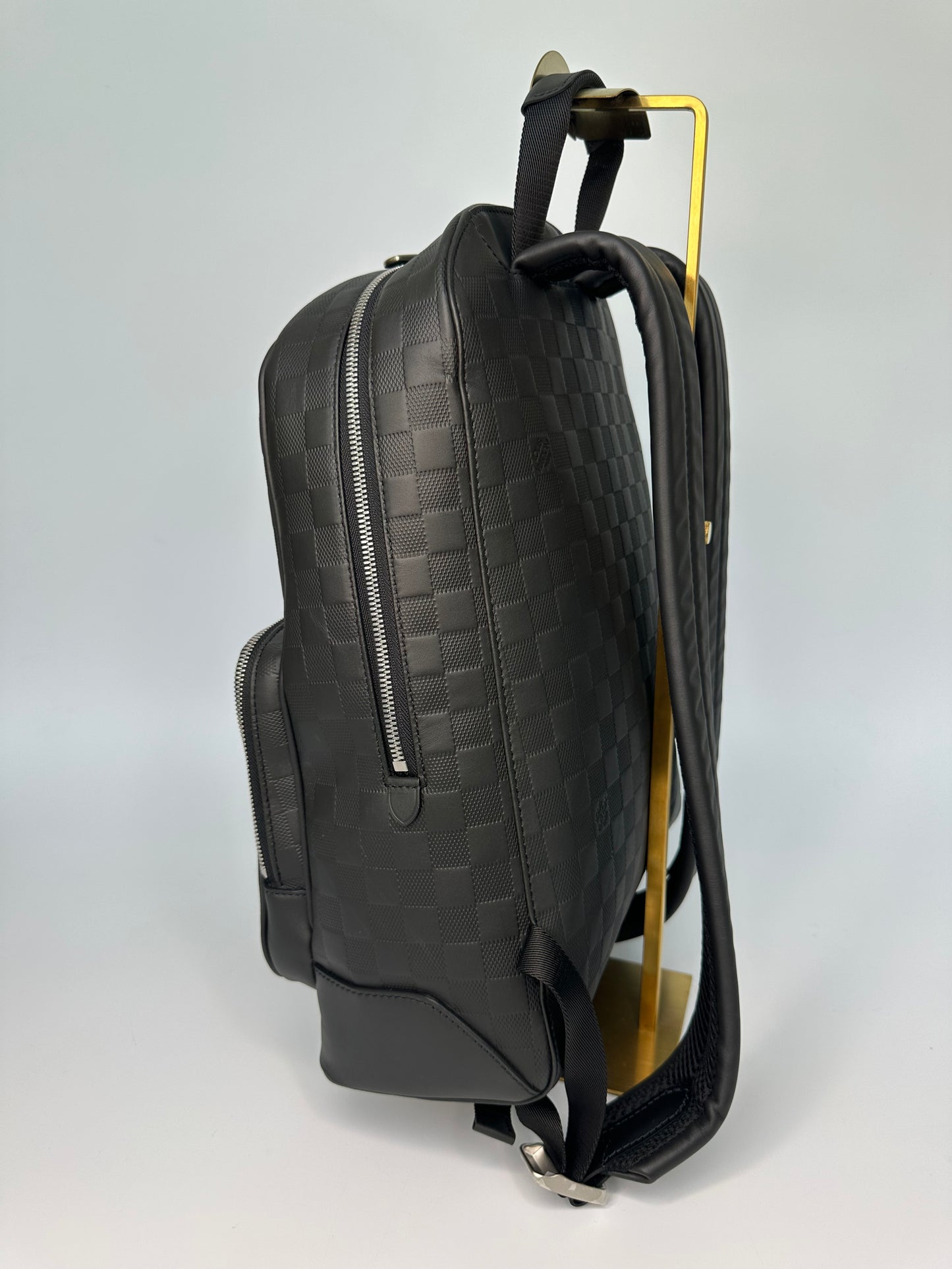 Louis Vuitton Campus Backpack Black Damier Leather