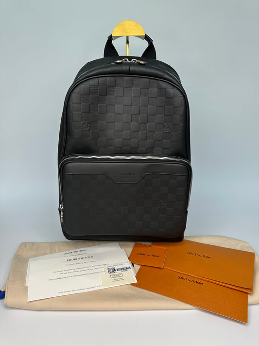 Louis Vuitton Campus Backpack Black Damier Leather