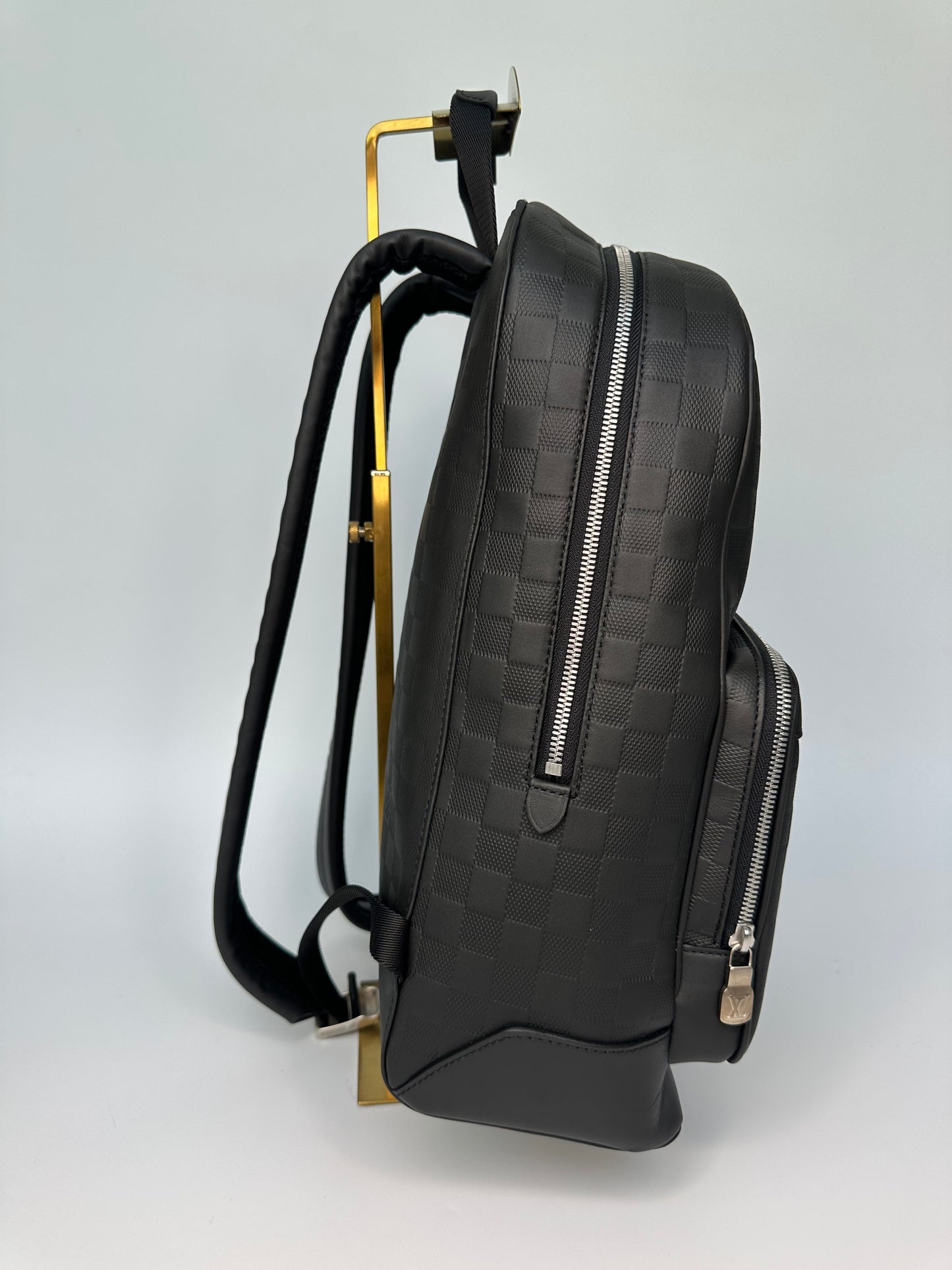 Louis Vuitton Campus Backpack Black Damier Leather