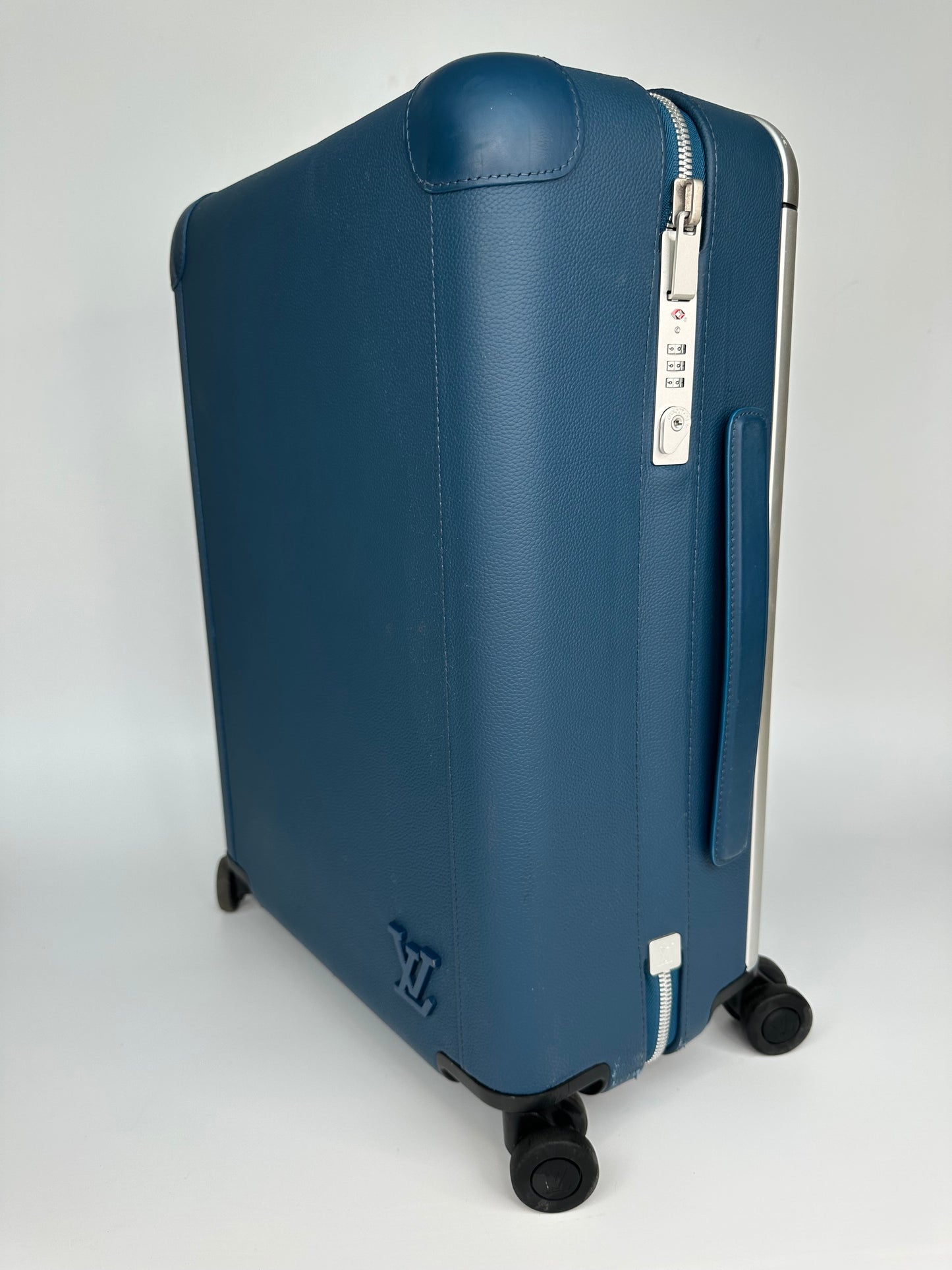 Louis Vuitton Horizon 55 LV Aerogram Atlantic Blue Grained Leather RRP £3700