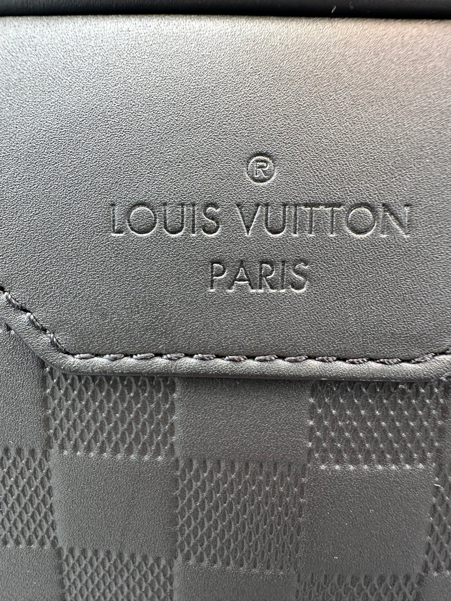 Louis Vuitton Campus Backpack Black Damier Leather