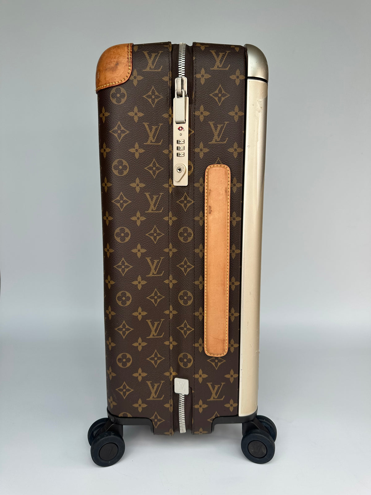 Louis Vuitton Horizon 55 Hand Luggage Carry On Case LV Monogram Brown & Beige (2)