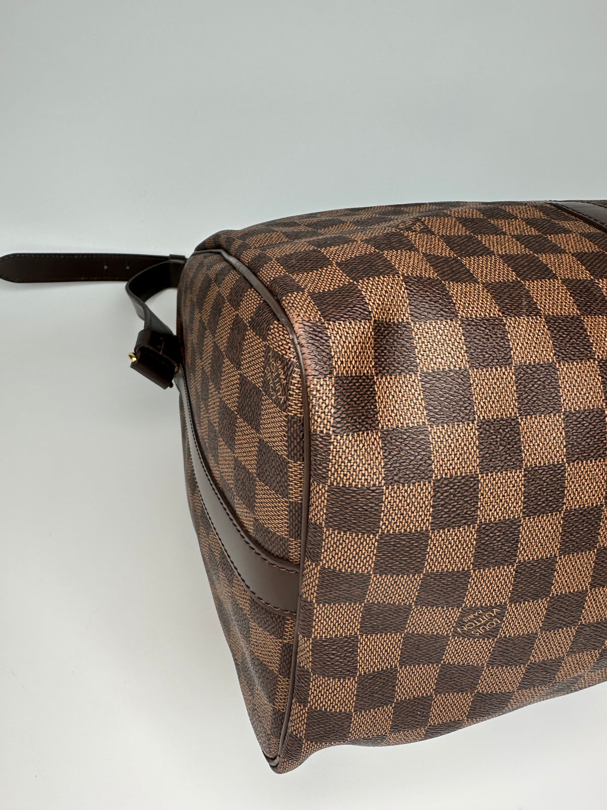 Louis Vuitton Keepall 45 Bandouliere Damier Ebene Shoulder Bag