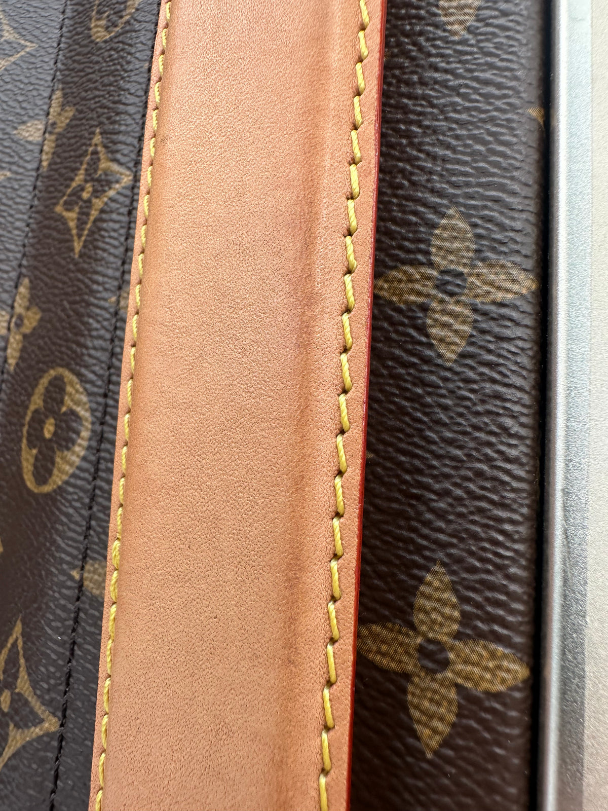Louis Vuitton Horizon 55 Hand Luggage Carry On Case LV Monogram Brown & Beige (2)