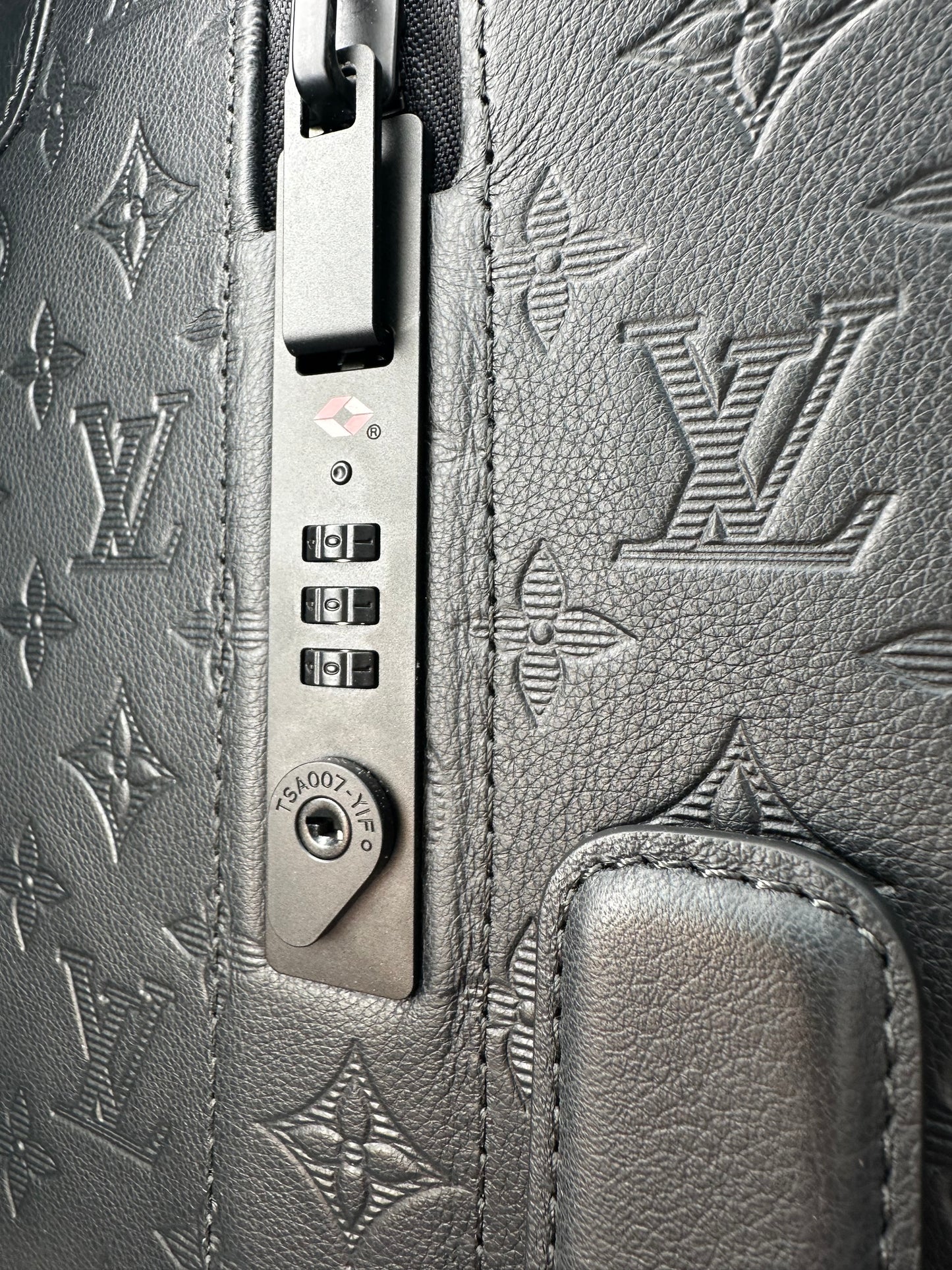 Louis Vuitton Horizon 55 carry-on suitcase in Monogram Shadow leather