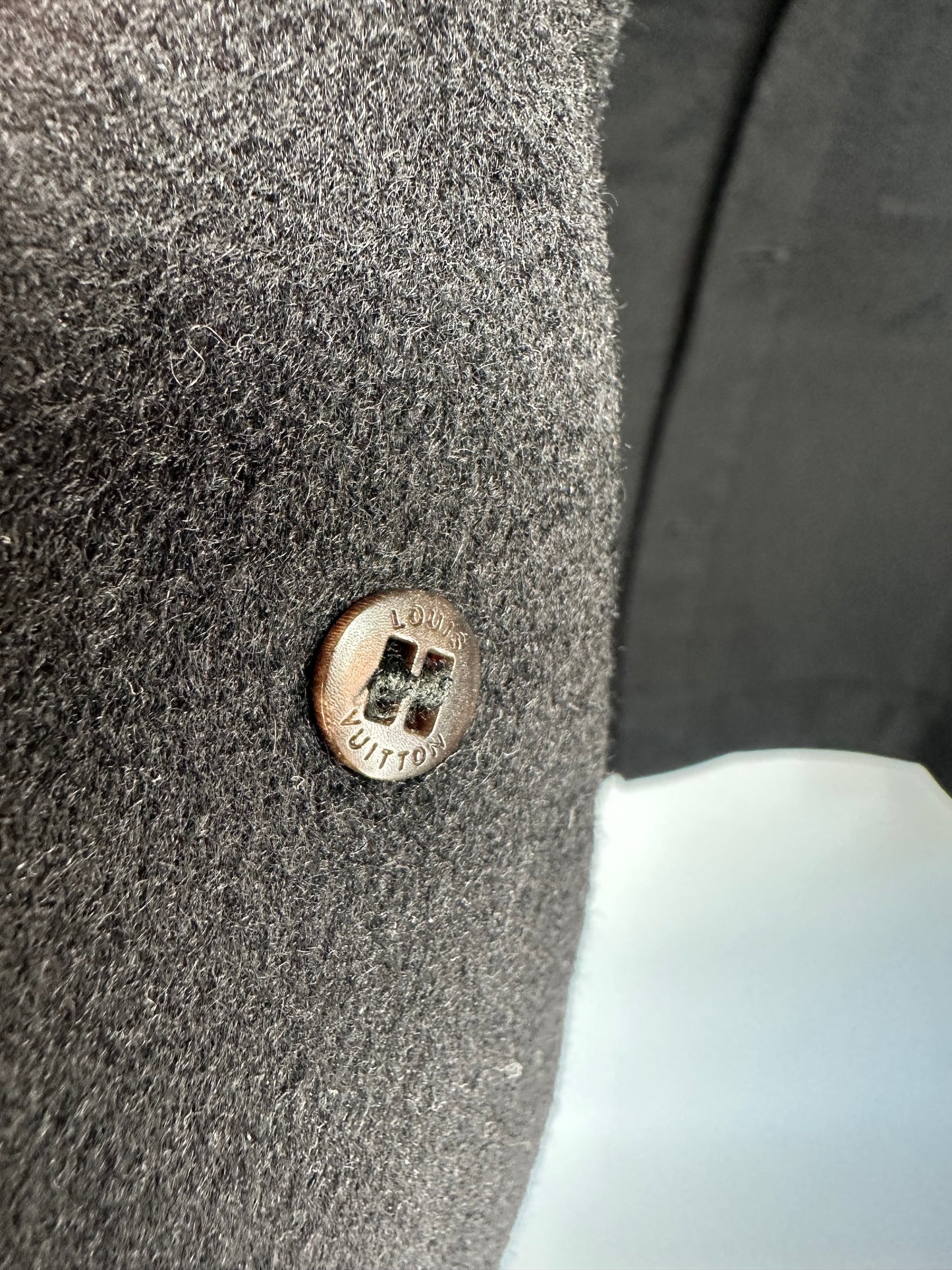 Louis Vuitton Cashmere Black Smart Casual Blouson Jacket
