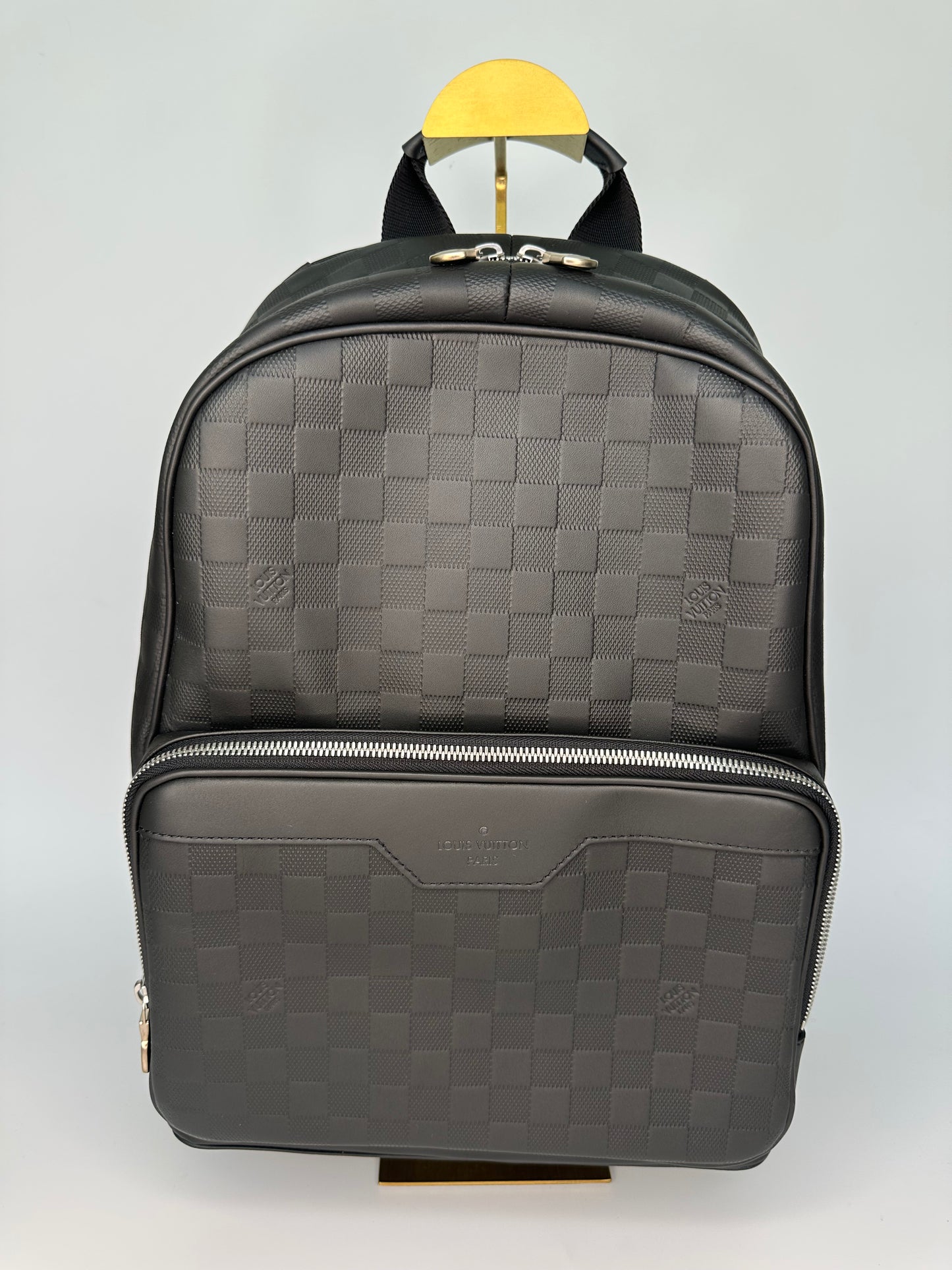 Louis Vuitton Campus Backpack Black Damier Leather
