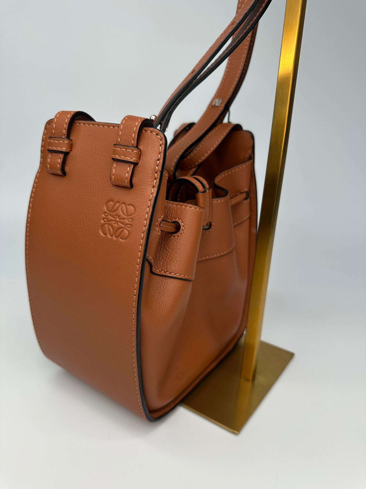 Loewe Hammock Leather Handbag Immaculate Condition Brown RRP £2085