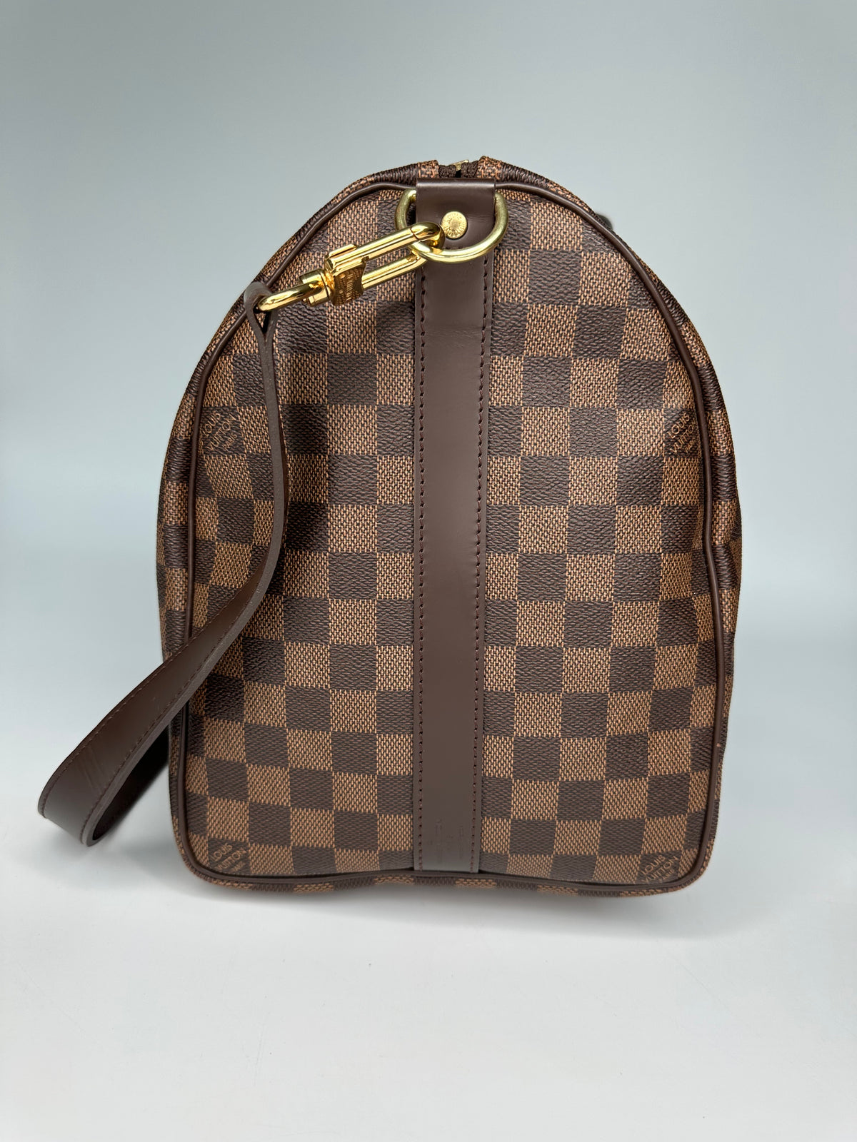 Louis Vuitton Keepall 45 Bandouliere Damier Ebene Shoulder Bag