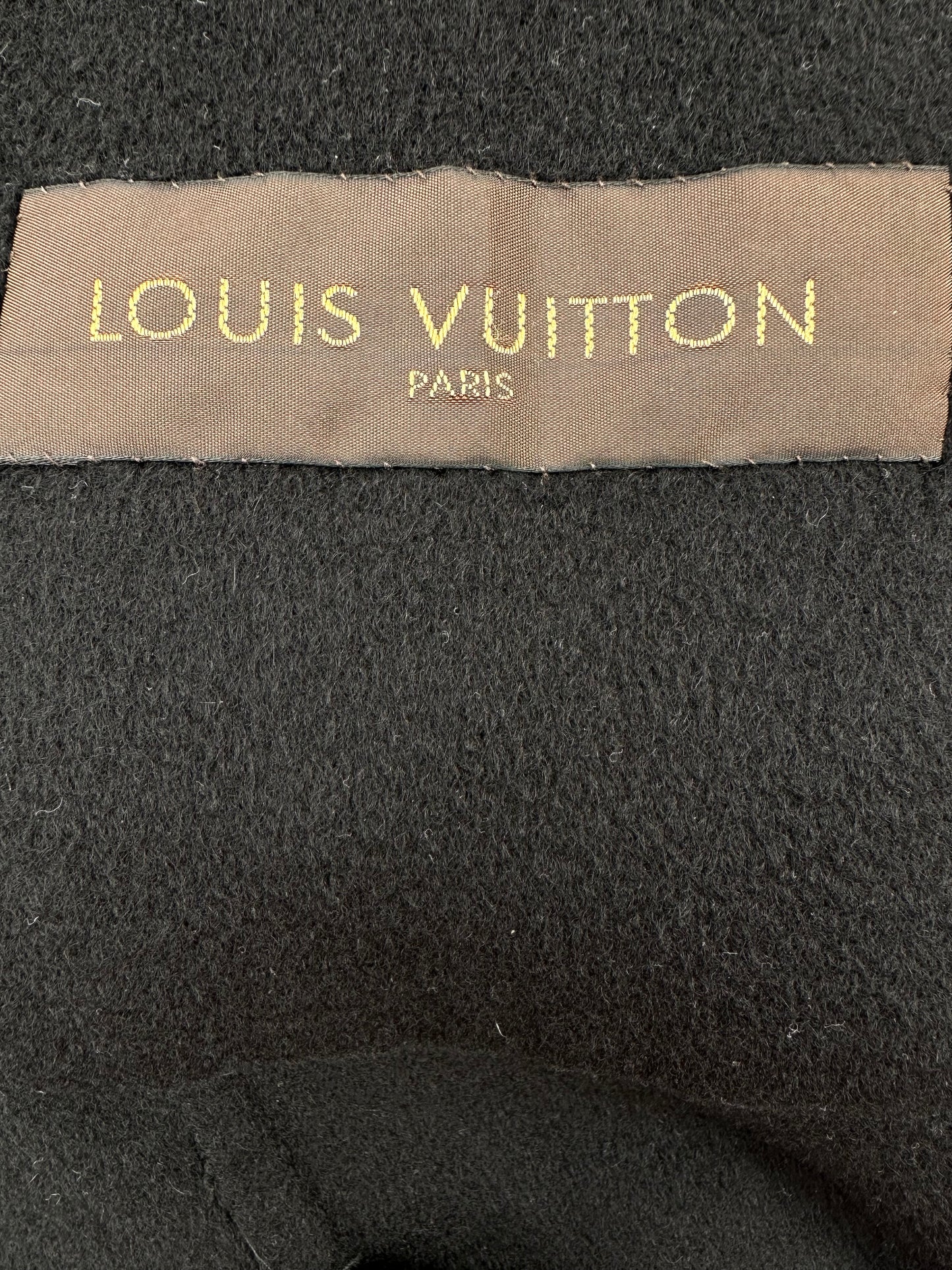 Louis Vuitton Cashmere Black Smart Casual Blouson Jacket