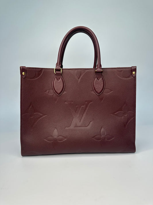 Louis Vuitton OnTheGo MM - M46601 - Wine - Leather