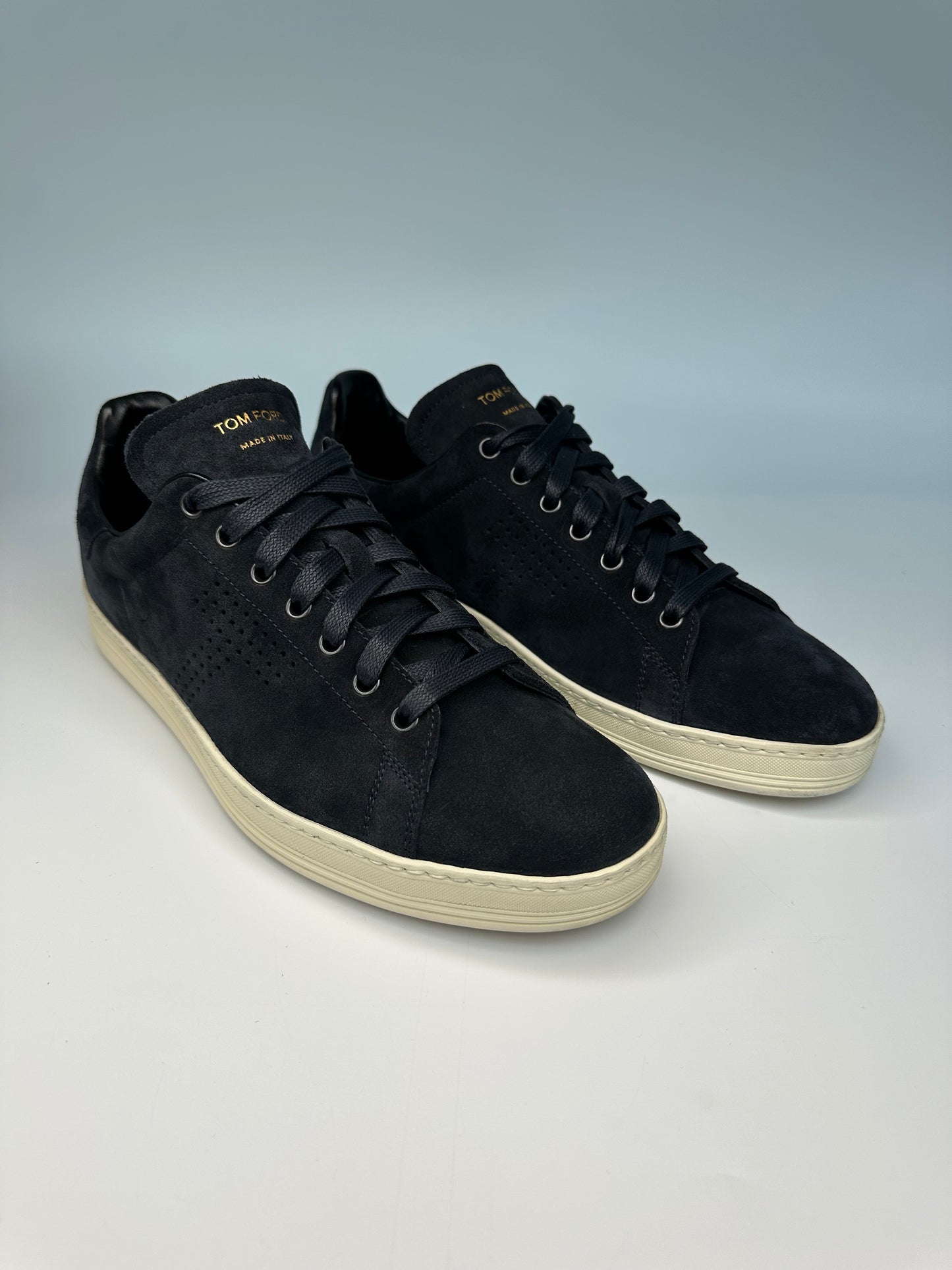 Tom Ford Trainers UK9 RRP £890 Dark Navy Blue Suede