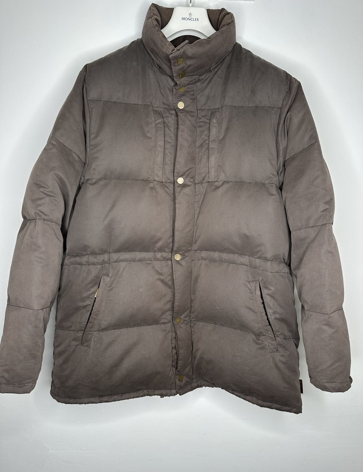 Moncler Goose Down Puffer Jacket 2003 Size 4 M Norme Afnor G32-003 Grenoble Ski