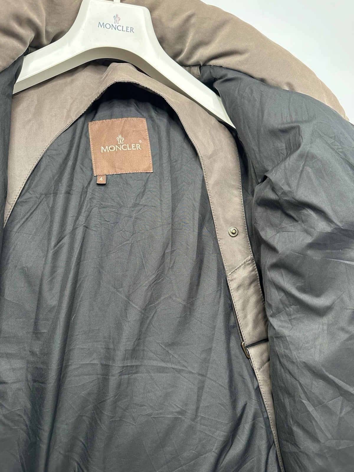 Moncler Goose Down Puffer Jacket 2003 Size 4 M Norme Afnor G32-003 Grenoble Ski